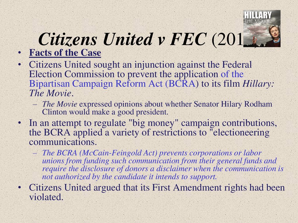 Citizen united v 2025 federal election commission